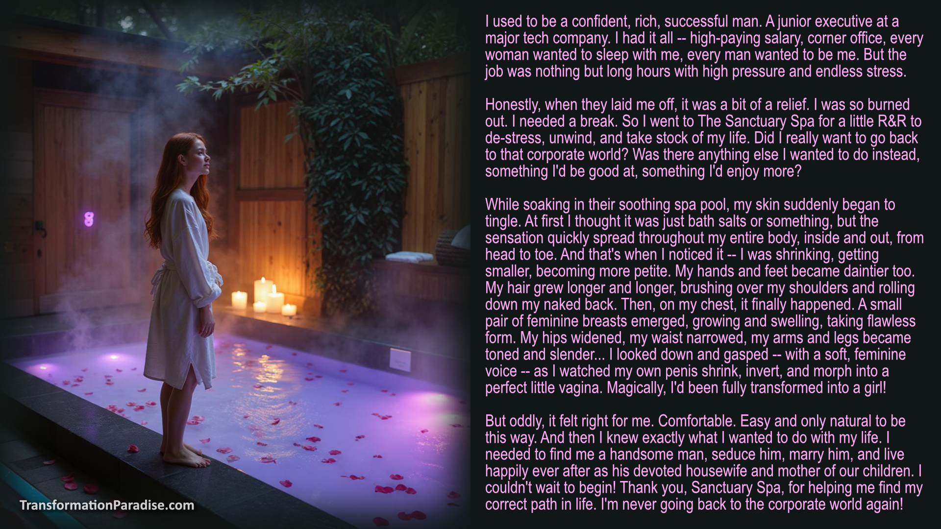 The Secret Spa – Corporate Exec to Housewife & Mom